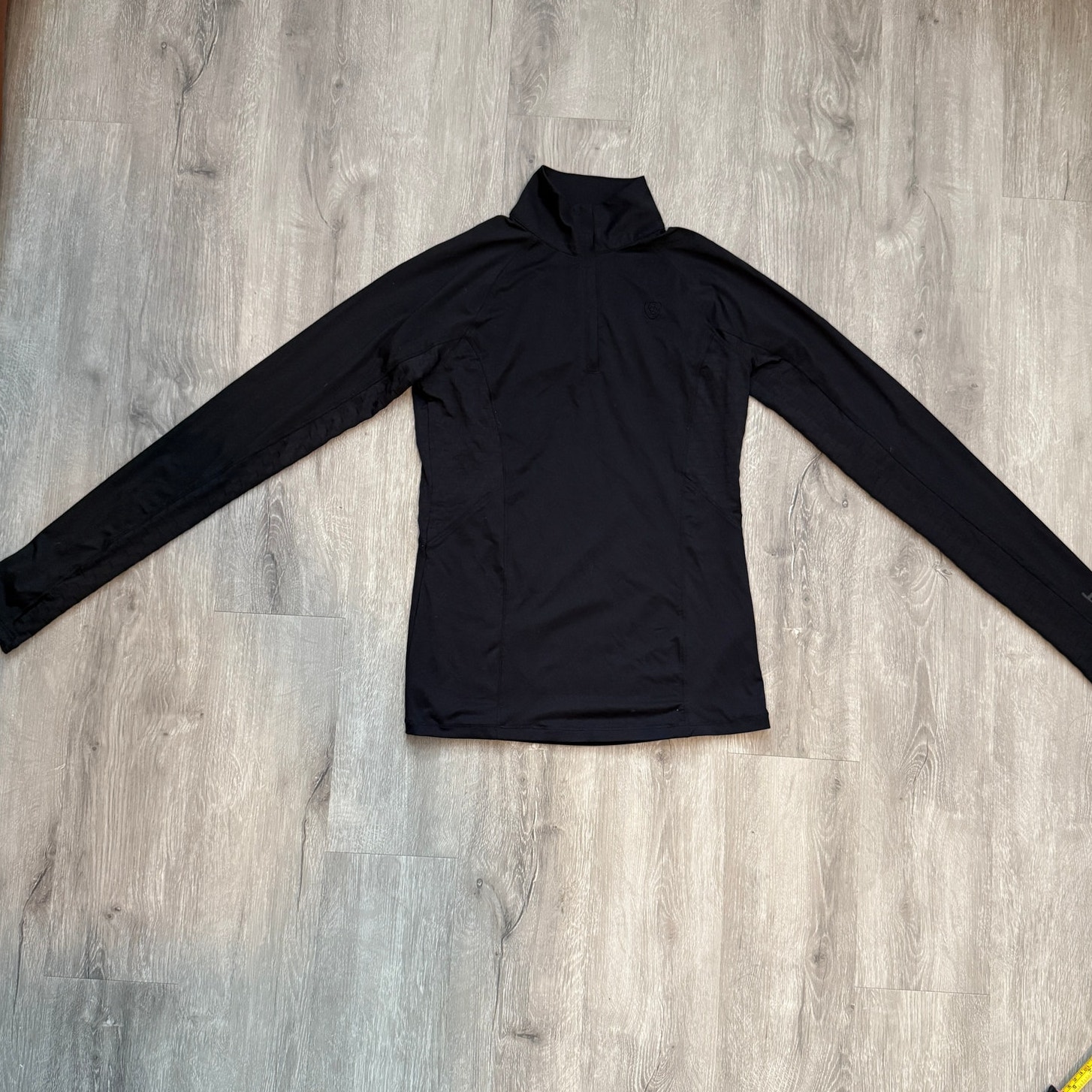 Ariat Women's Quarter Zip 1/4 Baselayer, Black, Vguc, Small